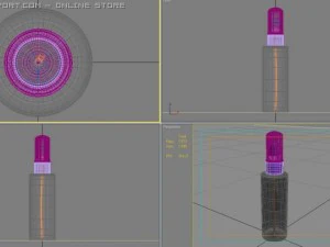 frasco de spray 03 Modelo 3D