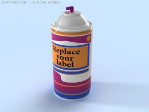 spray bottle 04 Model 3D