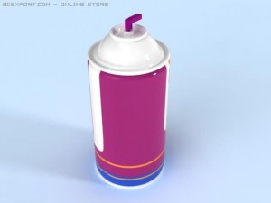 spray bottle 04 Model 3D