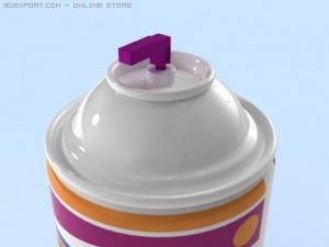 spray bottle 04 Model 3D