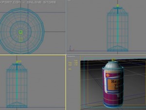 spray bottle 04 Model 3D
