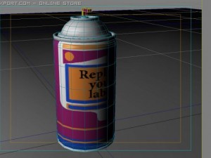 spray bottle 04 Model 3D