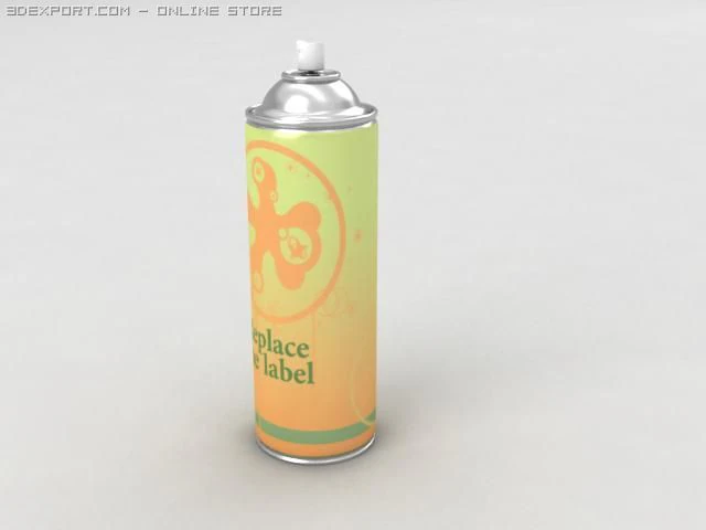 spray bottle 05 3D Model .c4d .max .obj .3ds .fbx .stl .blend