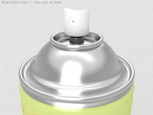 spray bottle 05 3D-Modell