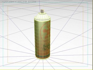 spray bottle 05 3D-Modell