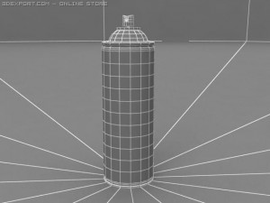 spray bottle 05 3D-Modell