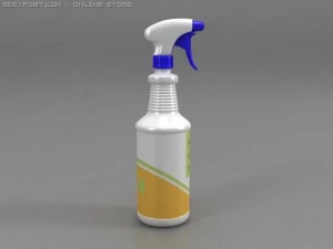 spray bottle collection 01 3D Model