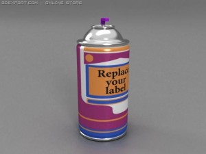 spray bottle collection 01 3Dモデル