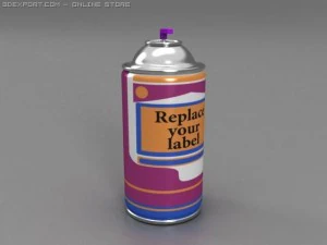spray bottle collection 01 3D Model