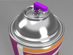 spray bottle collection 01 3D Model
