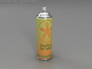 spray bottle collection 01 3Dモデル