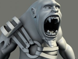 battle orc 3D-Modell