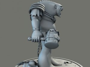 battle orc 3D मॉडल