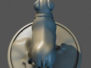 anjing banteng Model 3D