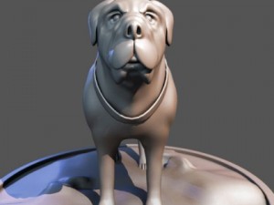 bull dog 3D-Modell