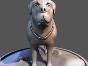 anjing banteng Model 3D