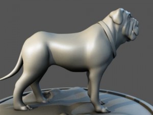 bull dog 3D-Modell