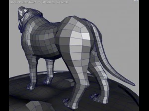 anjing banteng Model 3D