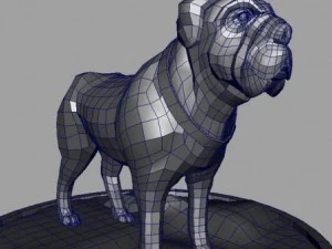 anjing banteng Model 3D
