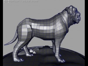 bull dog 3D-Modell