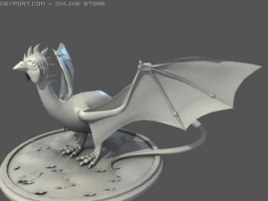 drago fantastico Modello 3D