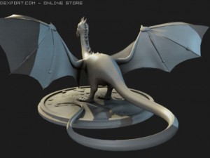 fantasy dragon 3D 모델