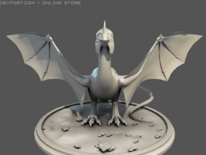 fantasy dragon 3D 모델