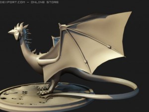 fantasy dragon 3D 모델