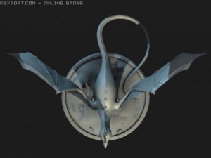 fantasy dragon 3D 모델