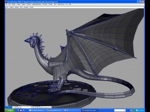 fantasy dragon 3D 모델