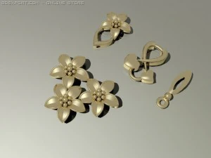 pendent set 3D Model
