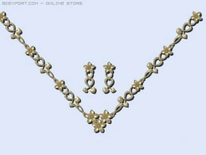 pendent set 3D Model