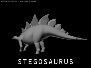 stegosaurus Modello 3D