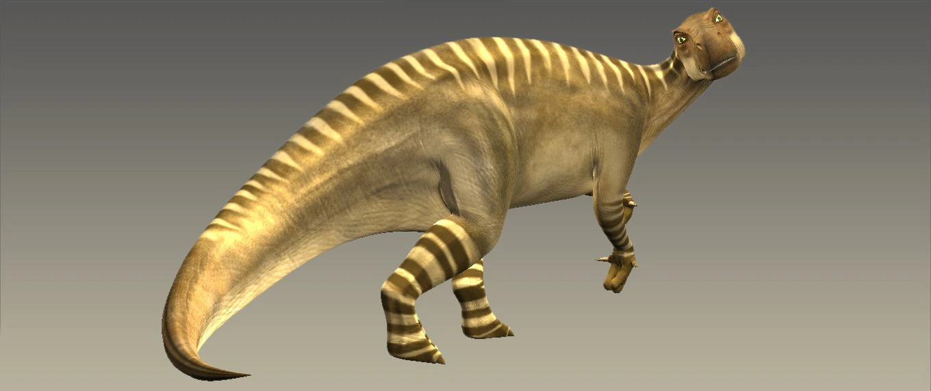 iguanodon rig 3D Model .c4d .max .obj .3ds .fbx .stl .blend 