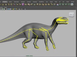 iguanodon rig 3D Model
