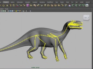 iguanodon rig 3D 모델