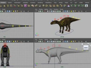 iguanodon rig 3D Model