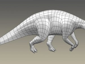 iguanodon rig 3D 모델