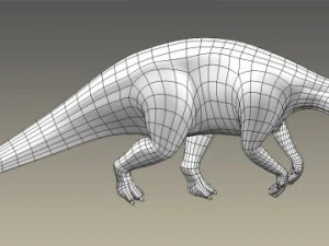 iguanodon rig 3D Model
