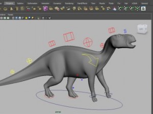 iguanodon rig 3D 모델