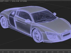 audi r8 3D Model