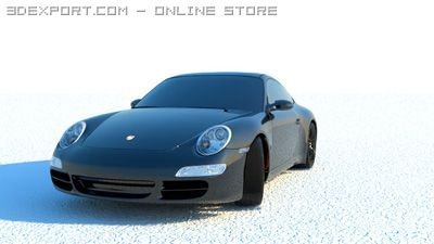 porsche carrera s 3D 모델 .c4d .max .obj .3ds .fbx .stl .blend 