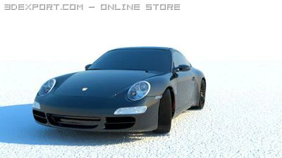 porsche carrera s 3D Model .c4d .max .obj .3ds .fbx .stl .blend 