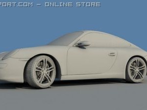 porsche carrera s 3D 모델