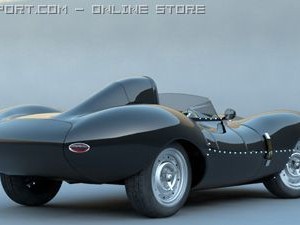 jaguar xkd racer 3D 모델