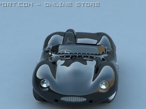 jaguar xkd racer 3D 모델