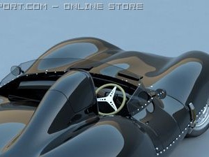 jaguar xkd racer 3D 모델