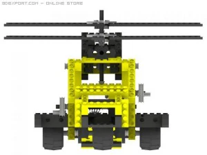 лего техника вертолет и пикап 3D Модель