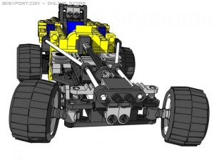 lego technic desert ranger 3D 모델