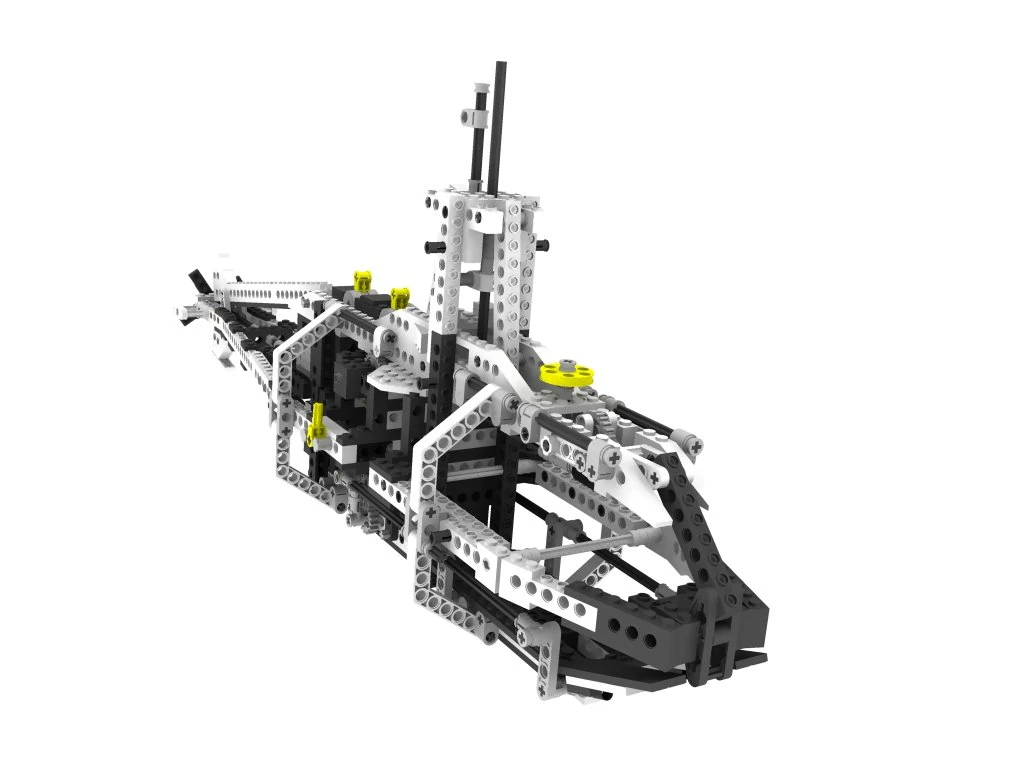 LEGO Technic модель подводной лодки 8480 3D Модель .c4d .max .obj .3ds .fbx .stl .blend 